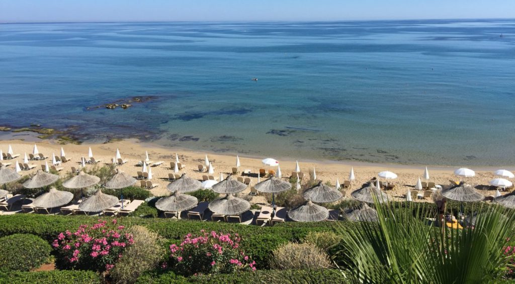Crete facts: Beach in Malia