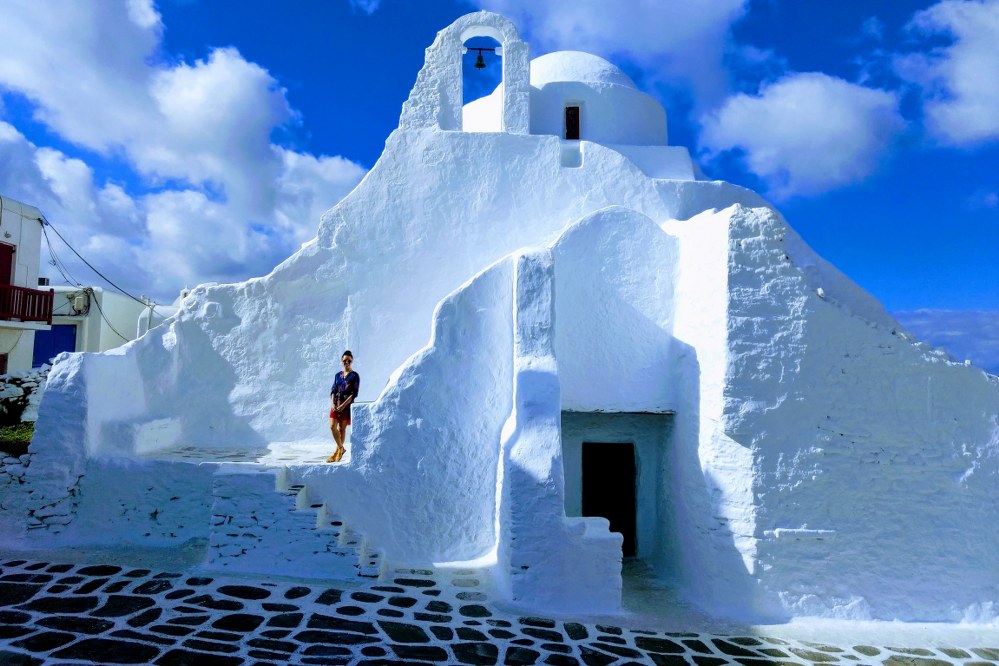 white church in Mykonos