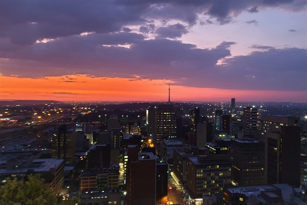 Johannesburg at night