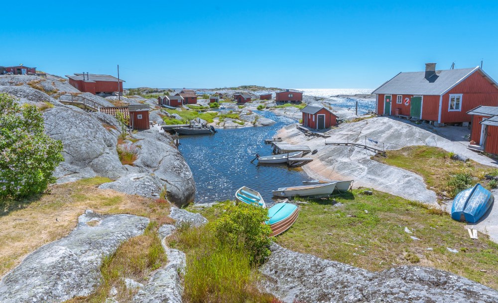 Huvudskär archipelago island near Stockholm