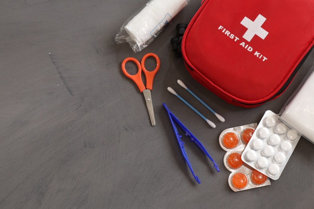 essential travel items - first aid kids 