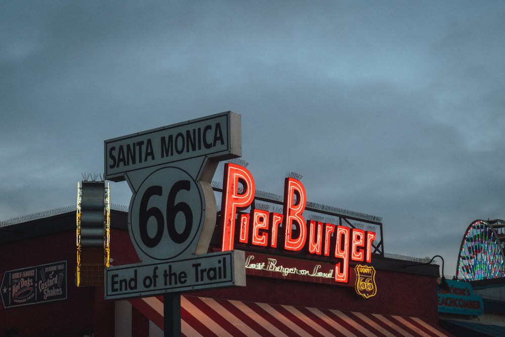 Santa Monica Pier in Los Angeles - city trip with kids