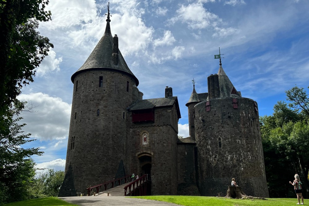 Castell castle in Wales