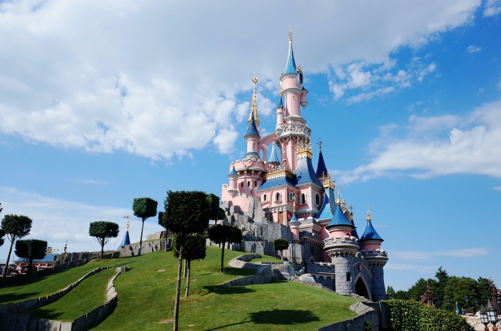 fairy tale castle in Disneyland Paris 