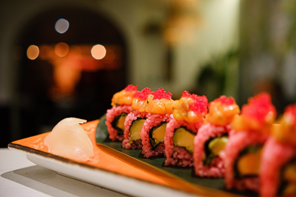 Japanese food in top luxury hotel in London