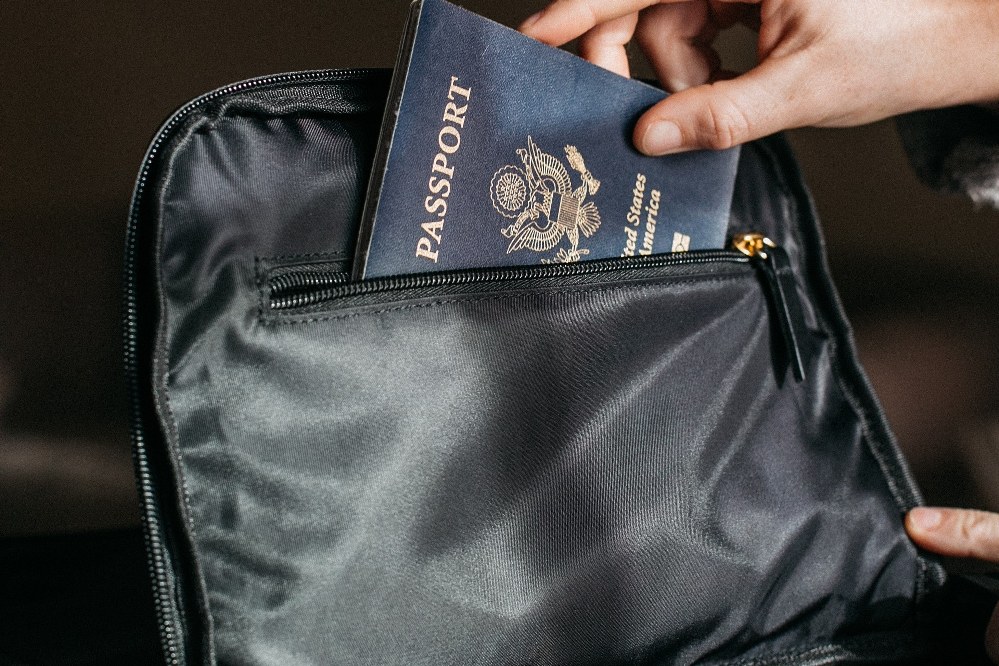 passport in wallet