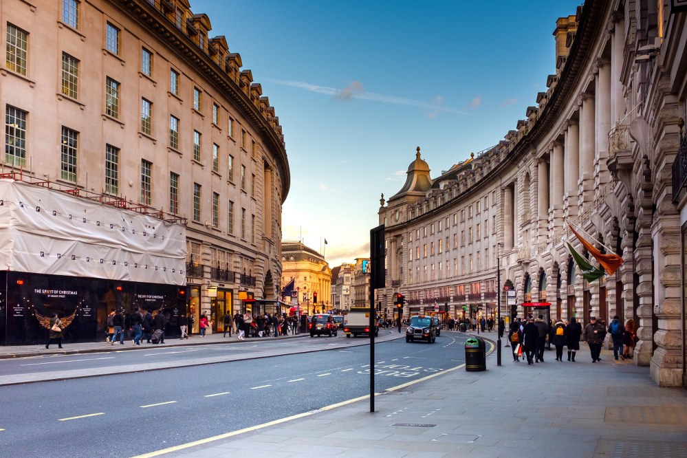 Regent Street in London